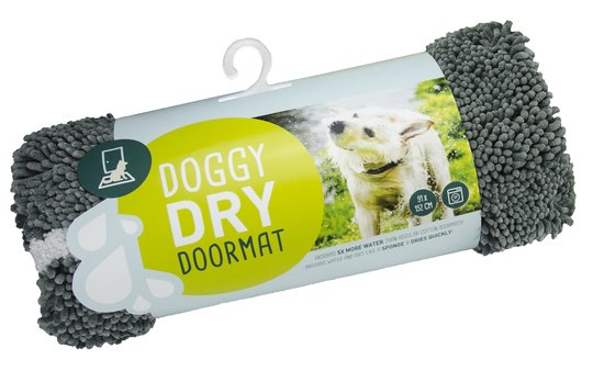 Doggy Dry Doormat Hundedecke/Matte 66x91cm mit Anti-rutsch Unterseite
