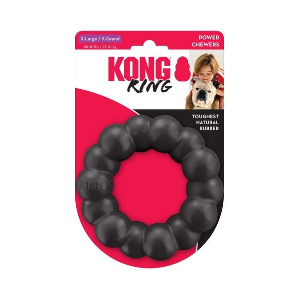 KONG Extreme Ring XL Für Hunde von ca 25-40 kg, Vollgummi, 13cm ø